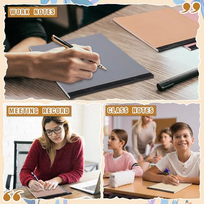 Fuutreo 8 Pcs Legal Pads 8.5 x 11 Colored Note Pads, Advanced Grey - color: Advanced Grey