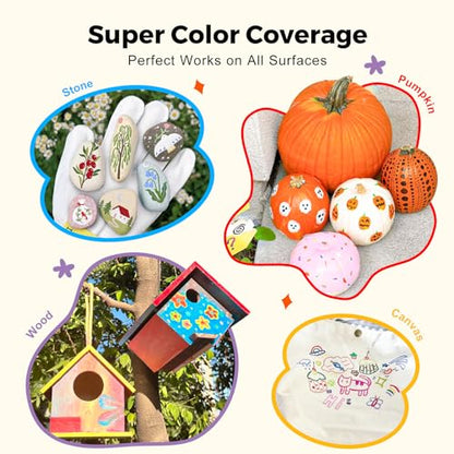 Jar Melo Tempera Paint Sticks, 12 Colors, Washable Solid Paint for Kids - style: 12 Colors