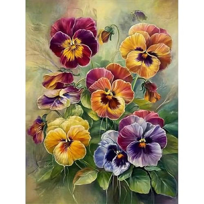 VIGEGU Flowers Paint by Numbers Kit for Adults Beginner 16x20 Inch - color: MT6177