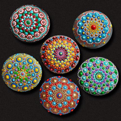 Weysat 44 Pcs Mandala Rock Painting Tools Mandala Dotting Kit DIY Crafts