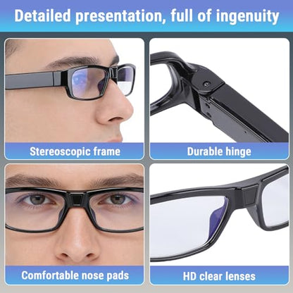 Smart Glasses with Camera 1080P HD Video Recording Sports Action Eyewear