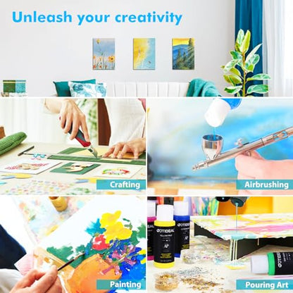 Gotideal Canvas Boards for Painting, 40pcs 4x4 - size: 4x4 inch