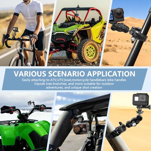 Chelhead Super Clamp Camera Mount with Phone Holder for Up to 3" Tubes - style: For Camera & Phone