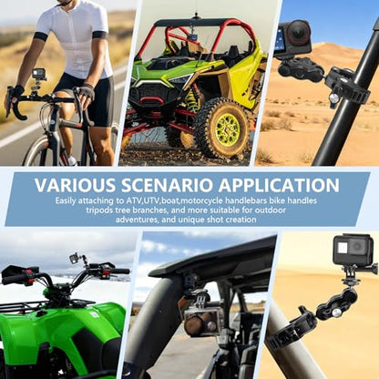 Chelhead Super Clamp Camera Mount with Phone Holder for Up to 3" Tubes - style: For Camera & Phone