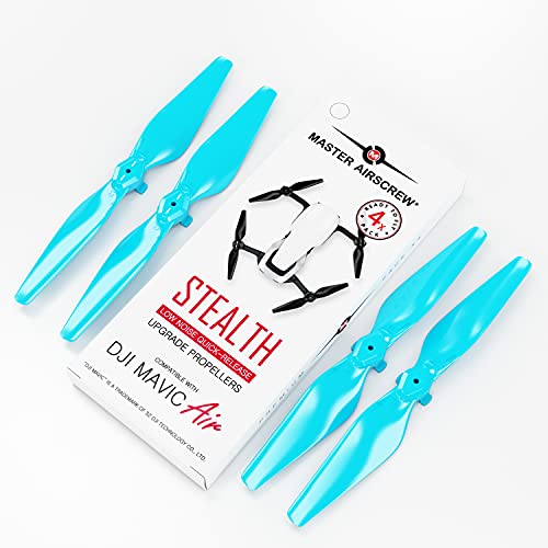 Master Airscrew Stealth Propellers for DJI Mavic Air - Blue, 4 pcs - color: Blue