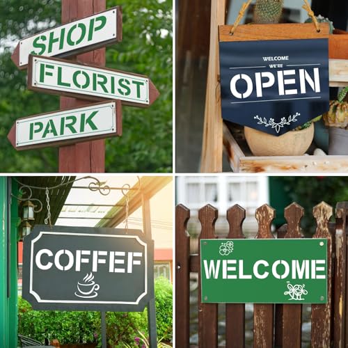 2.5 Inch Letter Stencils,43Pcs Reusable Letter Stencils for Painting - size: 2.5 inch