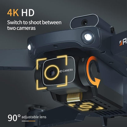 Foldable Drones with Camera for Adults, FPV Drone with WiFi Live Video for Beginners, 2 Batteries, Carrying Case, Altitude Hold, Gifts Drone for Adults