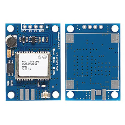 2Pcs GY-NEO7MV2 NEO-7M GPS Module NEO7MV2 with Flight Control EEPROM MWC APM2.5 Large Antenna Repalcement for NEO-6M GY-GPSV1-NEO - color: NEO-7M