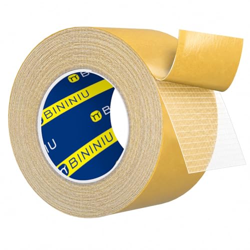 Heavy Duty Mounting Tape 1.8inX34.45FT Double Sided Clear Tape, Waterproof Strong Adhesive Tape for Office Use, Fixing & Splicing - size: 1.8inX34.45FT