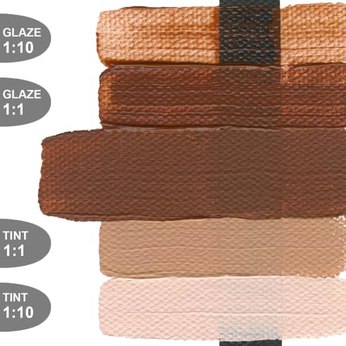 Golden Heavy Body Acrylic Paint, 2-Ounce, Burnt Sienna - color: Burnt Sienna, size: 2 Fl Oz (Pack of 1)