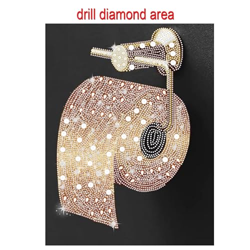 Bathroom Pearl Art Kit for Adults,Diamond Painting kits for beginners - color: LW505