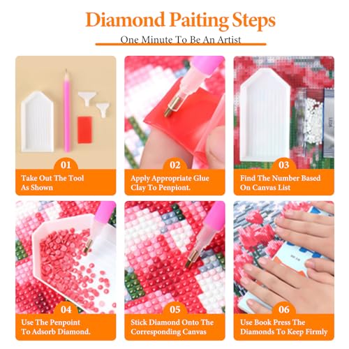 Diamond Art Kits for Adults, Forest DIY 5D Diamond Painting for Beginners - color: BLKJDP09