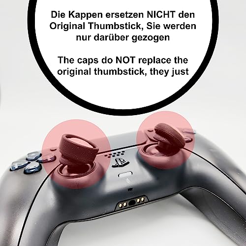 MatoSan 4 Thumbstick Grip Caps – Universal Silicone Controller Covers – Enhanced Grip, Precision & Protection – Anti-Slip Joystick Accessories for All Modern Game Controller - size: 4 Skull Set