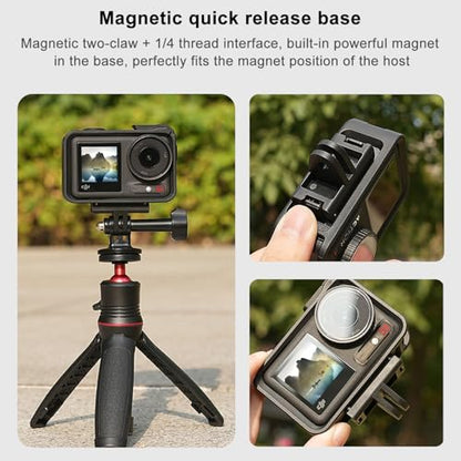 FiTSTILL Magnetic Quick Release Adapter for DJI OSMO 360/Action 5 Pro /4/3 - size: DJI OSMO 360&Action 5 Pro/4/3