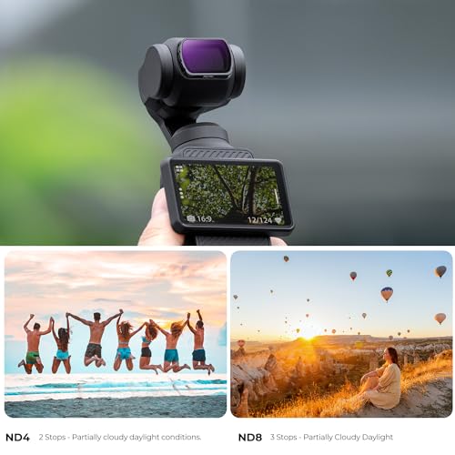 K&F CONCEPT Magnetic ND4+ND8+ND16+ND32 Filter Kit - style: Fixed ND4+ND8+ND16+ND32