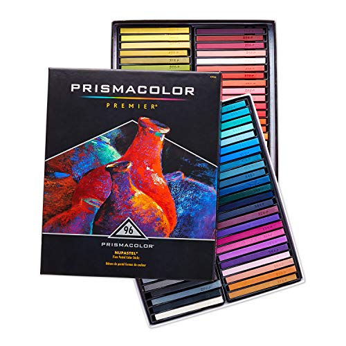 Prismacolor Premier NuPastel Firm Pastel Color Sticks, 96 Pack