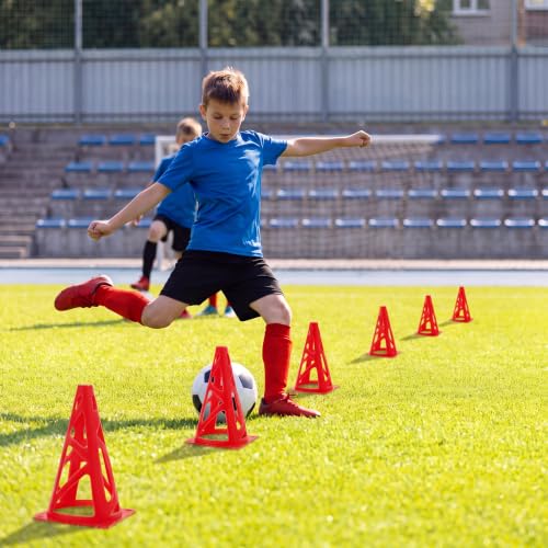 Tuanse Training Cones for Soccer Agility Drills - color: Red