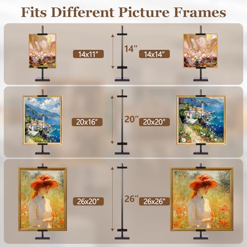 30'' Adjustable Tabletop Easel Stand, Black Easel for Display - color: Black, size: 30inch