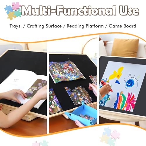 Wdmiya Rotating Puzzle Board 1500 Pieces - Vertical & Horizontal Adjustable