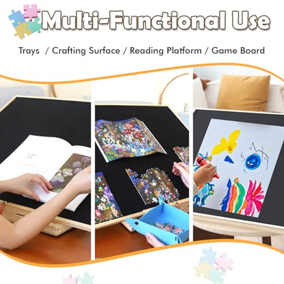 Wdmiya Rotating Puzzle Board 1500 Pieces - Vertical & Horizontal Adjustable