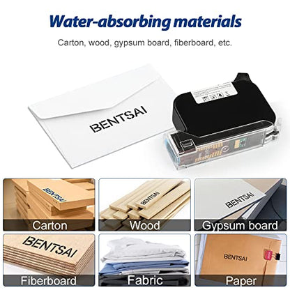 BENTSAI BT-2560N Ink Cartridge Black Water Based Ink 0.5 Inch Printhead