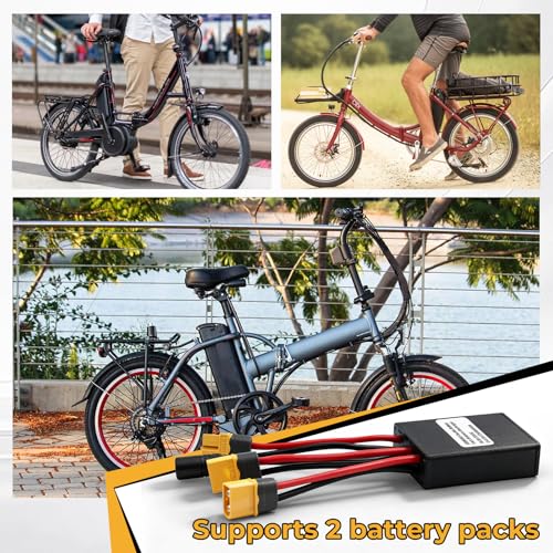 Dual Battery Parallel Module Adapter for Electric Bike 40A 24-72V DC Discharge & Charge Balancer