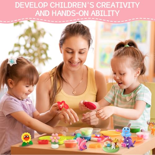 Ainiv Air Dry Clay Kit, 84 Colors DIY Model Magic Clay for Kids - color: 84 Colors