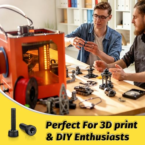 KADRICK 2700PCS M3 Screws Assortment Kit,Hex Socket Cap Head M3 Bolts Kit - size: M3 2700Pcs