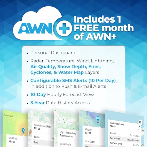 Ambient Weather WS-100-F007TH Smart Home Wi-Fi Module - size: WiFi Module + Outdoor Sensor