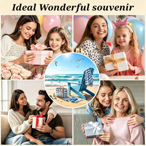 Beach 5D Diamond Painting Kit for Adults, Ocean Scene Diamond Art Kits - color: KM1226-1