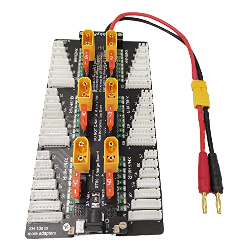 XT90 Charging Board RC Lipo Parallel Charging Board Lipo Battery Charger 2S-8S Parallel Balanced Charging Adapter Plate XT90 Plug for icharger 308duo 4010duo