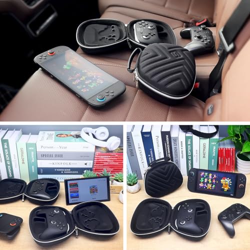sisma Carrying Case Compatible with Nintendo Switch 2 Pro Controller, Buttons & Joysticks Full Protection, Hard Shell Original Switch Controller Travel Storage Case, Black - color: Black Special Edition