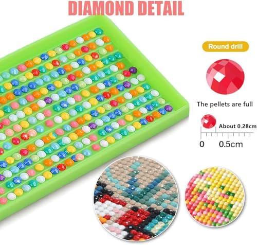 ARPADAMO Retro Flowerpot Diamond Art Kits for Adult Diamond Painting12x16in - color: DP04094