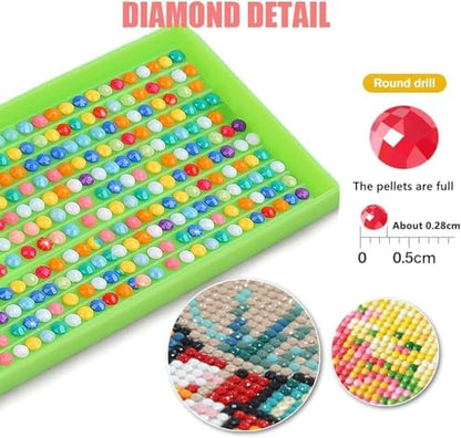 ARPADAMO Retro Flowerpot Diamond Art Kits for Adult Diamond Painting12x16in - color: DP04094