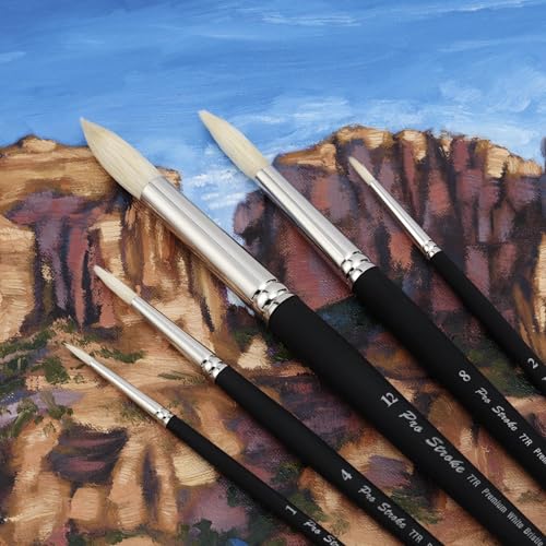 Creative Mark Pro Stroke Chungking Paint Brush - Round Set of 5 - style: Rounds