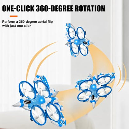 2-in-1 RC Fighter Airplane for Land and Air for Kids Adults 6+
