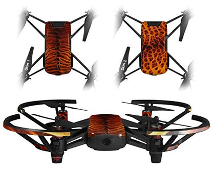 Skin Decal Wrap 2 Pack Compatible with DJI Ryze Tello Fractal Fur Tiger Drone NOT Included