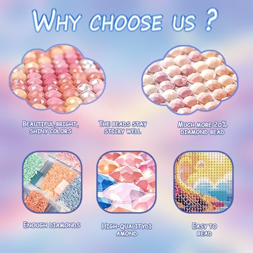 DOTSOPS 5D Dreamland Diamond Painting Kits for Adults 11.8 x 15.7 Inches - color: Tree