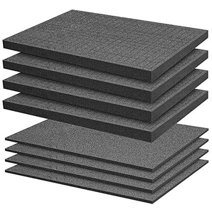 Sfcddtlg 8 Pcs Pick Apart Foam Insert, 2 Thicknesses Pick and Pluck Foam - color: 2 Size- Length 16in
