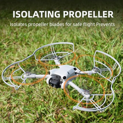 Propeller Guard Circle for DJI MINI 4 Pro Drone Propellers Anti-Collision Bumper Blade Protection Shield Cover