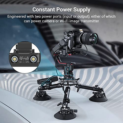 SMALLRIG Power Supply Base Plate for DJI RS 2/RS 3 Pro/RS 4 Pro/RS 5 Gimbal