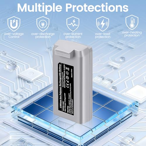 Mini 2, Mini 4K Battery 1 Pack 2400mAh Capacity Intelligent Drone Replacement Battery Maximum Flight time 31 Minutes Compatible with DJI Mini 4K/2/SE/2 SE Drones - size: Mini 4K/2/SE/2 SE Battery*1