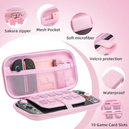 BRHE Cute Travel Carrying Case for Nintendo Switch 2 (2025) - size: Switch 2