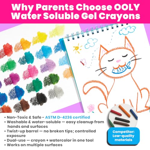 OOLY, Rainy Dayz Gel Crayons (133-48) - style: Rainy Dayz Gel Crayons