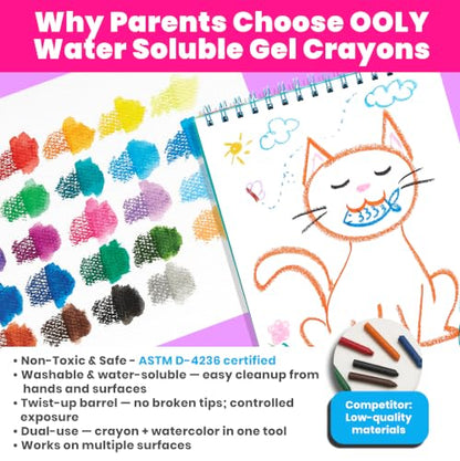 OOLY, Rainy Dayz Gel Crayons (133-48) - style: Rainy Dayz Gel Crayons