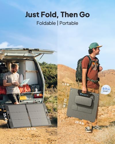 BLUETTI Solar Generator Handsfree 1 with 100W 268Wh 300W LFP (No Backpack) - style: BLUETTI Handsfree 1 power station+100W Solar Panel