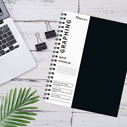 Graph Paper Notebook Spiral Notebook 8.5" x 11"-4 Pack Grid Paper Notebook Graph notebook Engineering notebook 120 Pages 100 GSM Thick Graphing Paper Notebook Hardcover Journal for School, - size: A4, style: GRAPH NOTEBOOK