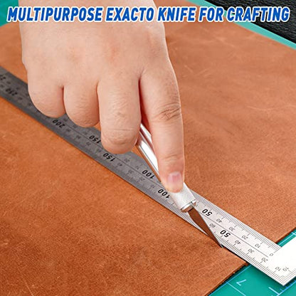 DIYSELF 100 Pack Hobby Knife Blades #2, Carbon Steel Replacement Blades - style: #2