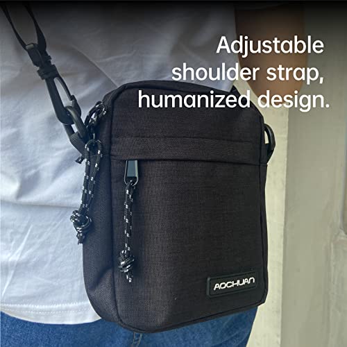 AOCHUAN B20 Camera Bag Gimbal Storage Sling Bag for Camera, Lens, 3-Axis Gimbal Stabilizer & Camera Accessories, with Compartment Insert, Mesh & Shoulder Strap
