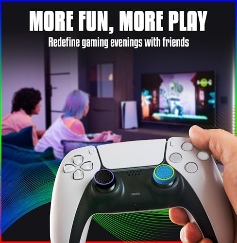 MatoSan® Thumbstick Grip Caps for PS5, PS4, Xbox & Switch – Universal Non-Slip Silicone Controller Thumb Grips – Anti-Slip Joystick Caps – Gaming Accessories - size: 42 Comfort Set